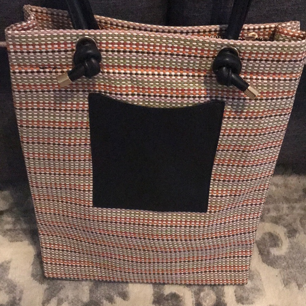 A New Day Multicolor Woven Tote - Picture 3 of 3